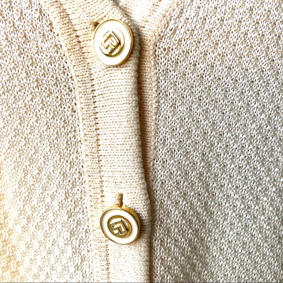 St John Collection Classic Sweater Beige Size Petite - Picture 3 of 6